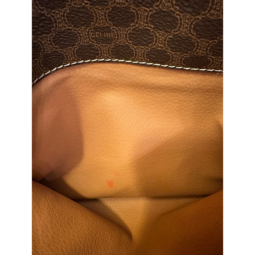 Celine Brown Macadam Boston Handbag - Picture 15 of 15